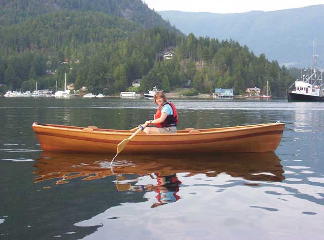 Rowing a Cosine Wherry in Pender Harbour